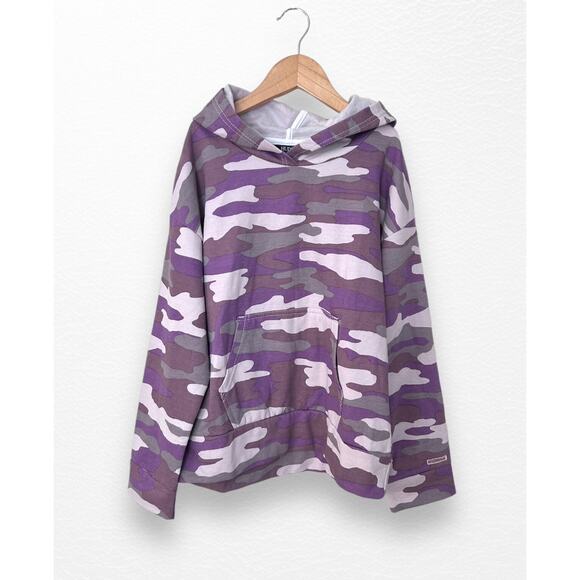 NWT Hudson Purple Camo Hoodie, Size 8/10 - Picture 3 of 7